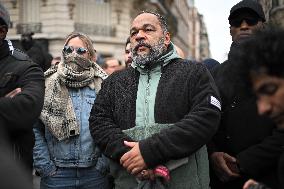 Dieudonne At Memorial Service For Jean-Marie Le Pen - Paris