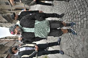 Dieudonne At Memorial Service For Jean-Marie Le Pen - Paris