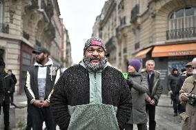 Dieudonne At Memorial Service For Jean-Marie Le Pen - Paris