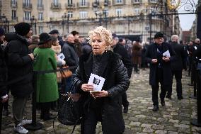 Memorial Service For Jean-Marie Le Pen - Paris