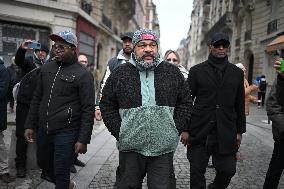 Dieudonne At Memorial Service For Jean-Marie Le Pen - Paris