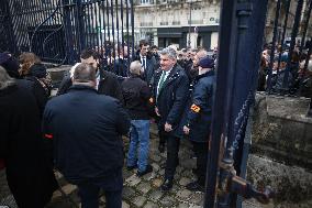 Memorial Service For Jean-Marie Le Pen - Paris