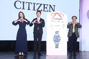 Taiwanese Singer Hebe Tien Attends CITIZEN Watch Launch in Taipei