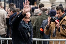 Memorial Service For Jean-Marie Le Pen - Paris