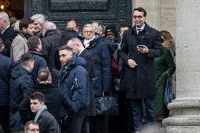 Memorial Service For Jean-Marie Le Pen - Paris