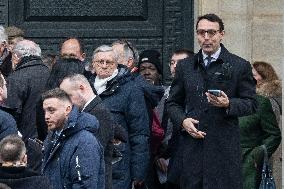 Memorial Service For Jean-Marie Le Pen - Paris