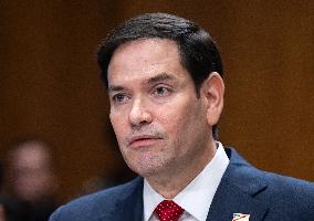 Confimation Hearing For Marco Rubio - DC