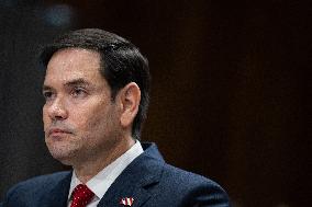 Confimation Hearing For Marco Rubio - DC