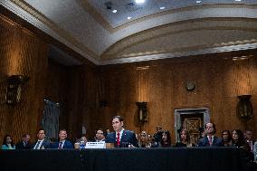 Confimation Hearing For Marco Rubio - DC