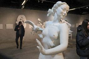 Exhibition of Ukrainian sculptor Anatolii Kushch opens in Kyiv