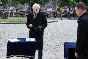 Claude Allegre Funeral - Paris