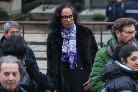Claude Allegre Funeral - Paris