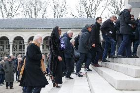 Claude Allegre Funeral - Paris