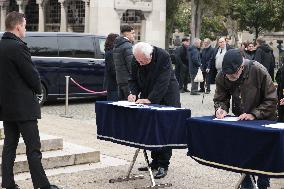 Claude Allegre Funeral - Paris