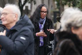 Claude Allegre Funeral - Paris