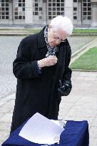 Claude Allegre Funeral - Paris