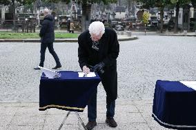 Claude Allegre Funeral - Paris