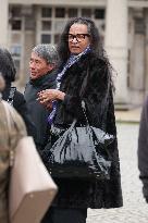 Claude Allegre Funeral - Paris