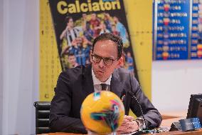 CALCIO - Altro - Presentation of the photo album of Panini footballers in Serie A