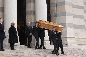 Claude Allegre Funeral - Paris