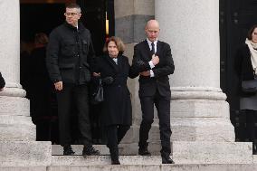 Claude Allegre Funeral - Paris