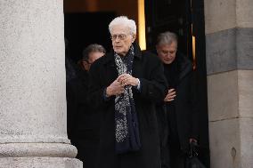 Claude Allegre Funeral - Paris