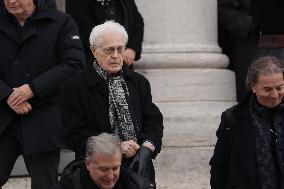 Claude Allegre Funeral - Paris