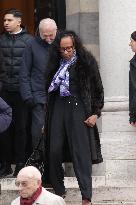 Claude Allegre Funeral - Paris
