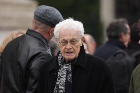 Claude Allegre Funeral - Paris