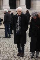 Claude Allegre Funeral - Paris