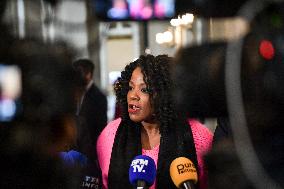 Presser on the motion of censure voting at the National Assembly in Paris FA