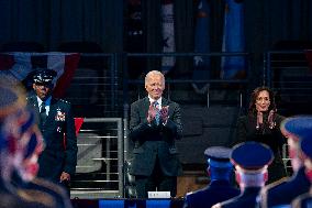 President Joe Biden Attends Commander in Chief Farewell Ceremony in Arlington, Virginia