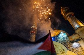 Iran-Celebrating Israel And Hamas Ceasefire