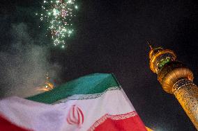 Iran-Celebrating Israel And Hamas Ceasefire