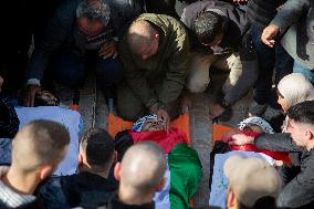 Funerals for Those Killed in An Israeli Air Strike - Jenin