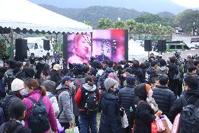 CoCo Lee Statue Unveiling Ceremony in Taipei