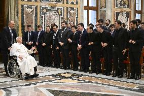 Pope Francis In Private Audience - Vatican