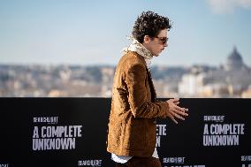 ''A Complete Unknown'' Photocall In Rome