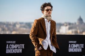 ''A Complete Unknown'' Photocall In Rome