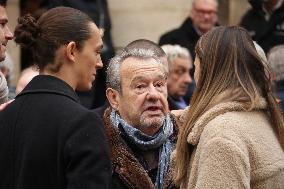 Jean-Luc Petitrenaud Funeral - Paris