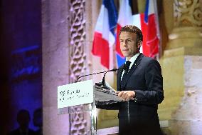 Macron Meets French Community - Beirut