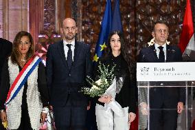 Macron Meets French Community - Beirut