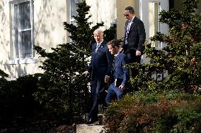 Joe Biden leaves the Church  - Washington