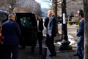 Joe Biden leaves the Church  - Washington