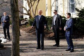 Joe Biden leaves the Church  - Washington