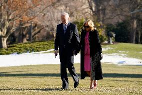 Joe Biden departs to Joint Base Andrews - Washington