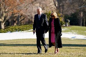 Joe Biden departs to Joint Base Andrews - Washington