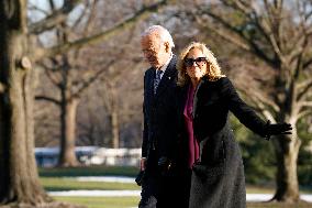 Joe Biden departs to Joint Base Andrews - Washington