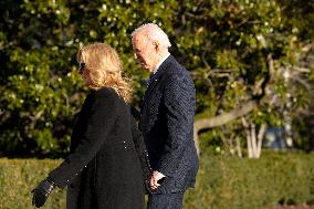 Joe Biden departs to Joint Base Andrews - Washington