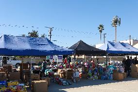 Disaster Areas Of Altadena After The Passage Of Eaton Fire - LA